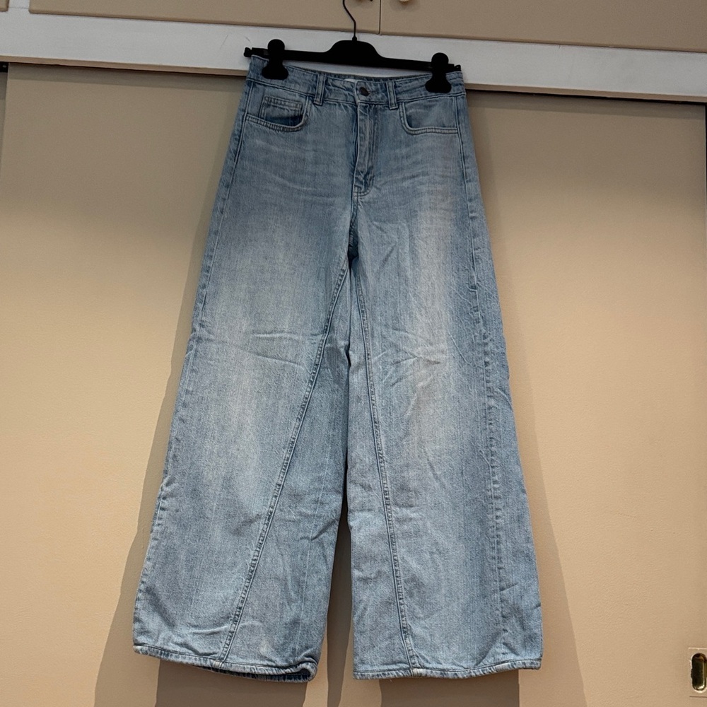 Zara Light Blue Flare Jeans